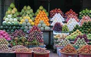 variety of fruit