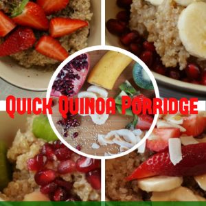 quick quinoa porridge